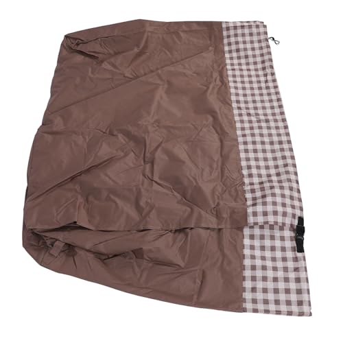 Support de pile de bûches bâche extérieure étanche marron 4 pieds - 3