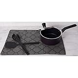 Ritz Trellis Dish Drying Mat Black