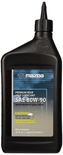 Hard Shifting/Shift Lever Vibration - 2012-2016 Mazda 4 Genuine Mazda Fluid (0000-77-80W9-QT) SAE 80W-90 Rear Differential Oil - 1 Quart