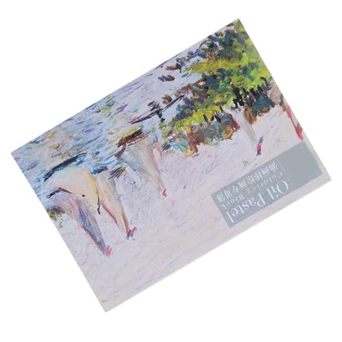 Yosoo Health Gear A4 Oil Painting Paper, Oil Pastel Sketch Book, Artist Sketch Pad, A4 Pastel Paper 20 Sheets, 210x297mm - Image 3