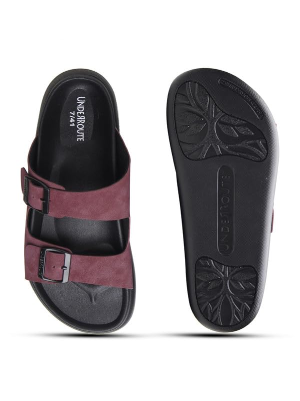 Image of UNDERROUTE mens Underroute Urgh 03 Stylish Durable Soft Footbed Synthetic Casual Sandals for Men Sandal