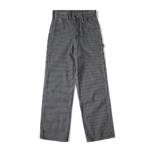 Neppy Denim & Hickory Stripe Carpenter Pants