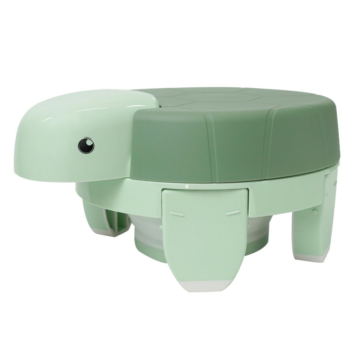 Toilette portable de voyage pliable et siège transportable vert pour toilette enfant