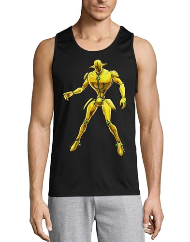 Débardeur en coton noir homme Anime 95 décontracté