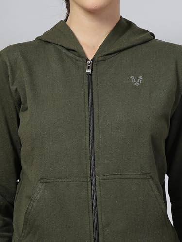Image of UZARUS Women's Cotton Anthra Sweatshirt Hoodie