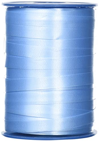 PRÄSENT AMERICA Ruban Paquet Cadeau bleu clair, 250 m de Bolduc pour Emballage, Bolduc Largeur 10 mm, Accessoire de Décoration & Bricolage DIY, Ruban...