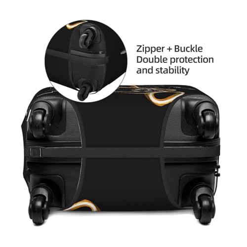 Luggage Covers For Suitcase Colorful Music Print Suitcase Cover Elastic Luggage Covers Suitcase Protector 18-32 Inch4