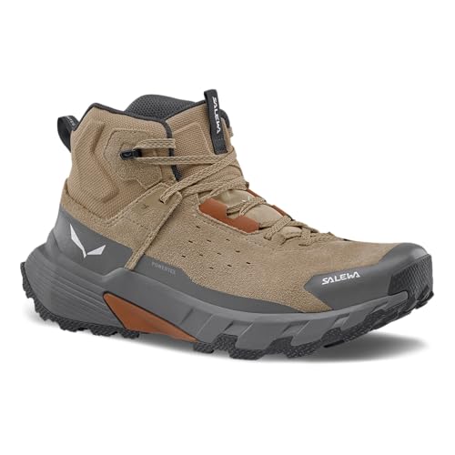 Salewa Men's Pedroc 2 Leather Mid PTX Waterproof Trekking & Hiking Boot - Quicksand/Bungee Cord - 11.5