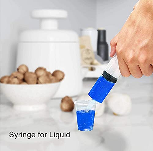 500/550ml Large Syringe with 31.5 Inch Tube, Extra Big Plastic Garden Syringes for Liquid, Paint, Epoxy Resin, Oil, Watering Plants, Scientific Labs, Refilling