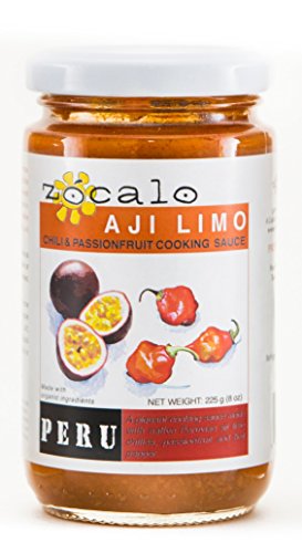 ZÃ³calo Organic Aji Sauce - Limo Chili with Passionfruit (8 ounces)
