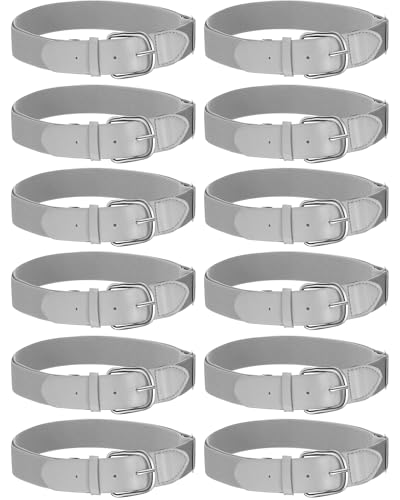 Image of Hercicy 12 Pcs Baseball Belts Softball Belts Bulk for Adult and Youth Adjustable