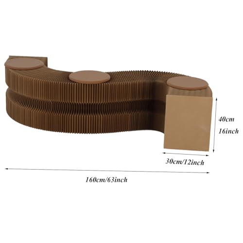 Tabouret en papier rétractable pliable pour optimiser l'espace bureau