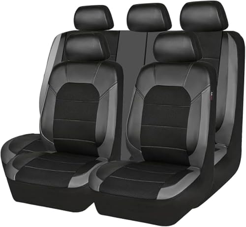 🚔【MATERIALE PREMIUM】Realizzati in pelle PU di alta qualità, questi coprisedili per auto sono lisci e confortevoli al tatto. Sono resistenti, impermeabili e facili da pulire, progettati per resistere all'usura quotidiana, alle macchie e allo scolorimento, mantenendo i sedili sempre in ottime condizioni