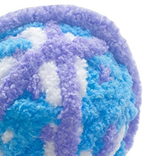 Mbeysaq Brinquedo de bola de fio para animais de estimação com sino - Bola de gato de fio de lã inte
