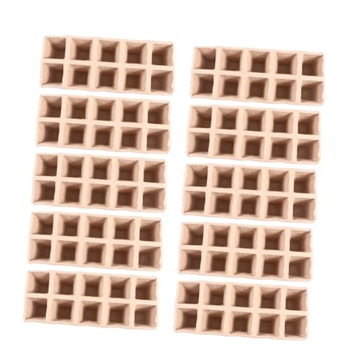 SHINEOFI 18 pcs Kit de Pots de Semis Biodégradables Papier Pulpé avec Plateau Pots de Culture Durables pour Germination et Jardinage Plateau de Germination pour Plants et Bouturage
