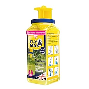 The Buzz STV334 JAW Fly Trap (Super Effective Disposable Insect Trap for Outdoor, Garden Use), Yellow, 20.0 cm*7.5 cm*7…