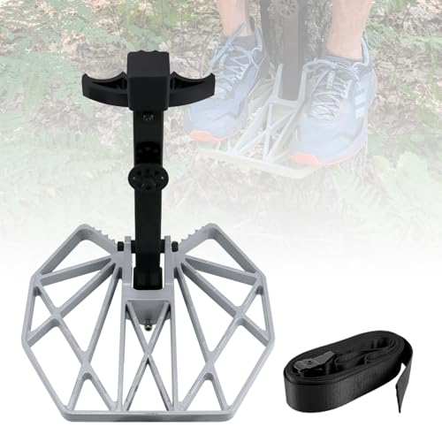 CNQLIS Die-Cast Aluminum Saddle Hunting Platform, 500lb Capacity - Adjustable & Silent with...