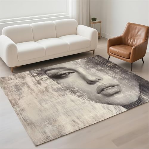 Tapis de salon moderne lavable 70x140cm résistant et imperméable - 2