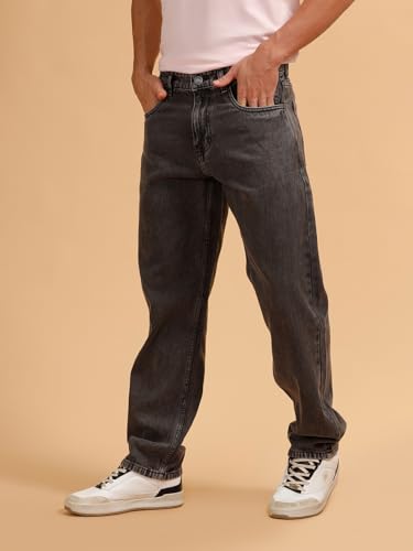Image of WROGN Men's Anti Fit Jeans | Mid Rise | Jeans for Man