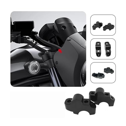Rehausseur guidon moto aluminium Rebel 1100 CMX 500 anti-fatigue - 4