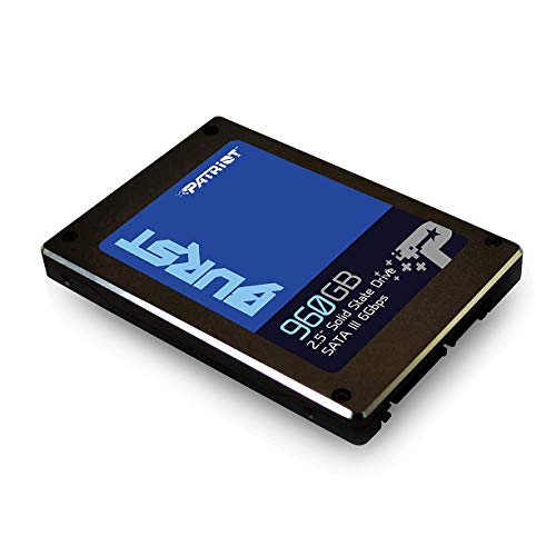 Image of Patriot Memory 960GB 2.5 inch Solid State Drive | Burst SATA III SSD | Read & Write - up to 555MB /s & up to 560MB /S | SATA III 6Gb /s | 3 Yrs. Warranty | SSD | PBU960GS25SSDR