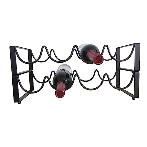 Soporte para botellas de vino vintage de alambre COLLBATH