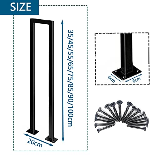 Rampe d'escalier de transition style industriel de 55 cm - 3