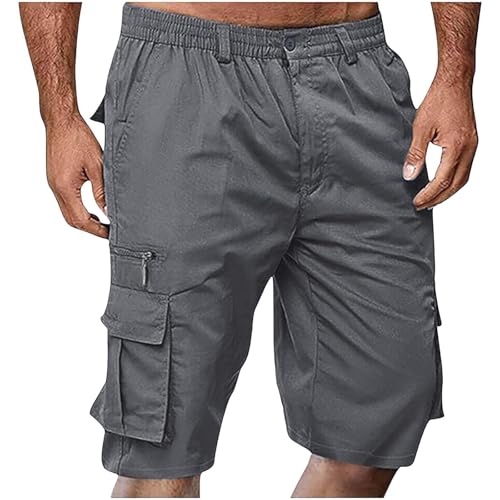 Short cargo surdimensionné stretch homme pour bouger en plein air