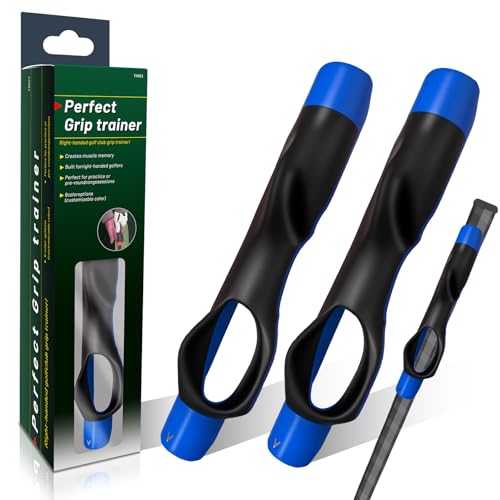 2Pack Golf Grip Trainer,Golf Training Aid Grip Trainer Club,Training Grip Right Hand, to Help Train...