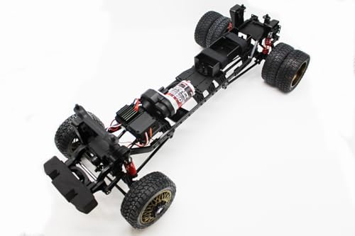 Image of Helidirect CEN Racing 1 /10 RC Crawler - F-450 SD KG1 Wheel Edition 4WD RTR Truck, All-Terrain, Water-Proof, Axial SCX10 for RC Hobbyists, Grey Titanium