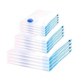 H HANSEL HOME Bolsas de Almacenamiento al Vacío para Ropa, Edredones y Mantas,...