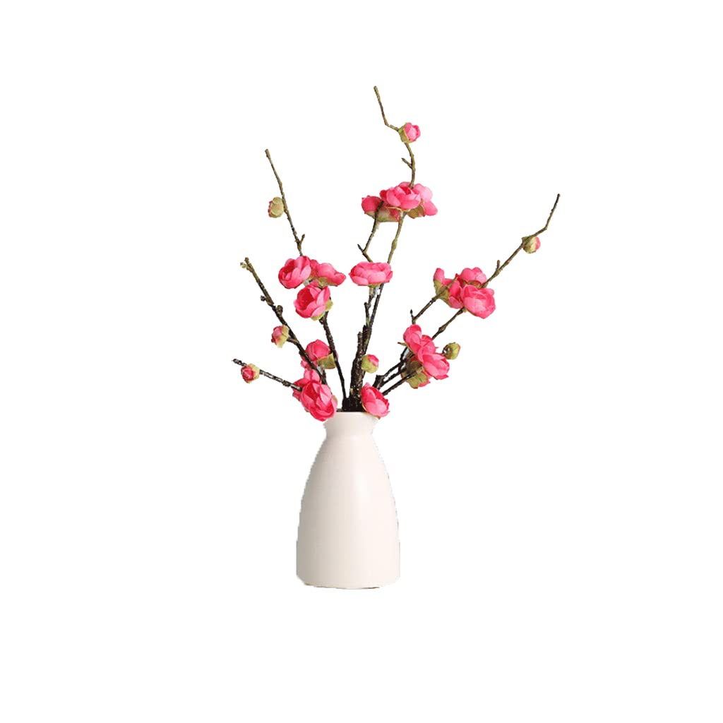 Sztuczne Kwiaty Do Dekoracji. Symulowany Kwiat W Ceramicznym Wazonie. Sztuczne Kwiaty. Sztuczne Rośliny. Dekoracje Stołu Na Imprezę. Sztuczne Kwiaty. Dekoracja,White Vase + D-B