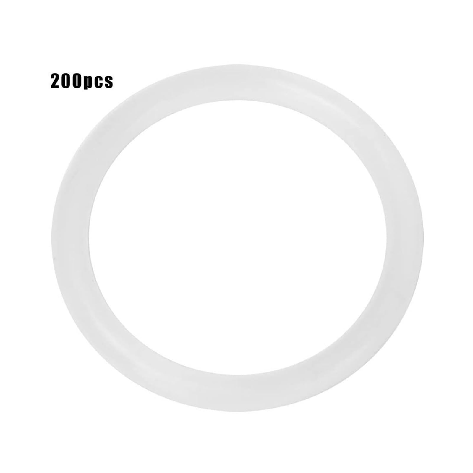 200 Piezas de Junta tórica de Silicona Blanca a Prueba de Agua arandela de Junta de Sellado 22x2mm for fontanería-Kit de Juntas Surtidas