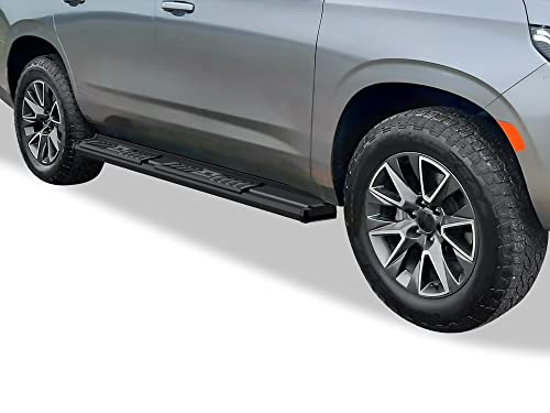 Estribos OEM negros estilo APS para Chevy Tahoe 2021-2026 miniatura 4