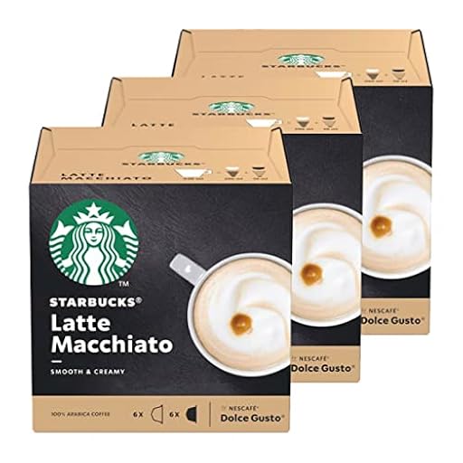 Starbucks® - Latte Macchiato de Nescafé® Dolce Gusto® - 3 x 12 cápsulas | Ya disponible en tu tienda friki favorita! En mundofriki.es!