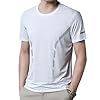 3 Pack Mens T-Shirts Quick Dry Sport Tops Breathable Moisture Wicking Athletic Gym Tshirts Crew Neck Running Workout Shirts (UK, Alpha, 3XL, Regular, Regular, Black-White-Grey) #1