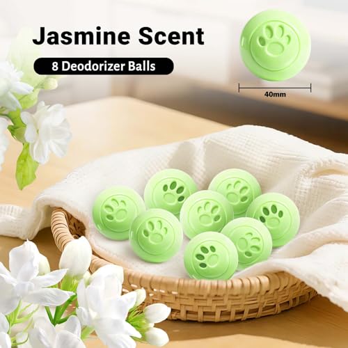 Image of STRN Sneaker Deodorizer Ball 8 PCS Scented Shoes Odor Elimination | Scented Plastic Ball Long-lasting Freshness Deodorizer for Sneaker Gym, Bag