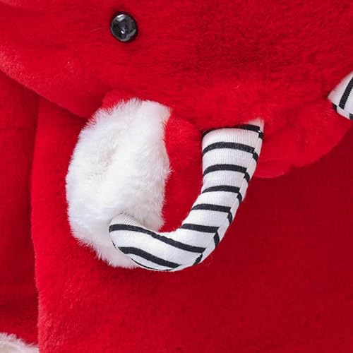 2024 Winter Jacket Coat for Toddler Girls Animal Print Outwear Hooded Coat Cloak Cape Winter Outdoor Christmas Coat2