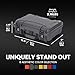 NANUK 909 Travel Hard Case with Customizable Cubed Foam – Waterproof Camera Case, 12.6” x 9” x 4.4”, Lightweight, Lockable, Dustproof, Impact-Resistant & Durable Protective Case – Graphite