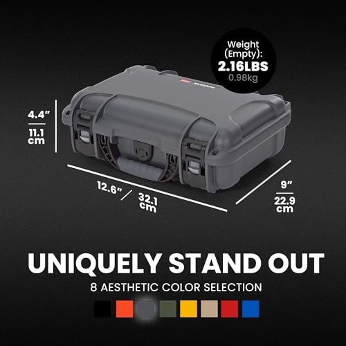 Maleta rígida NANUK 909 para cámara, impermeable, Graphite miniatura 4
