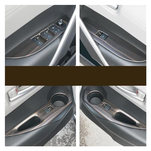 Commande de levage de vitre Corolla Cross garniture bouton de porte marron