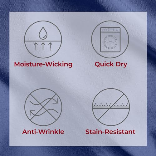 Image of Mellanni Split King Sheets Set - 5 PC Iconic Collection Bedding | Hotel Luxury, Extra Soft, Cooling Bed Sheets - Wrinkle, Fade, Stain Resistant (Split King, Blue Nova)