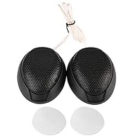 KIMISS Mini Car o Lautsprecher 10W Runde klebrige Lautsprecher Autolautsprecher mit Kleber(schwarz)