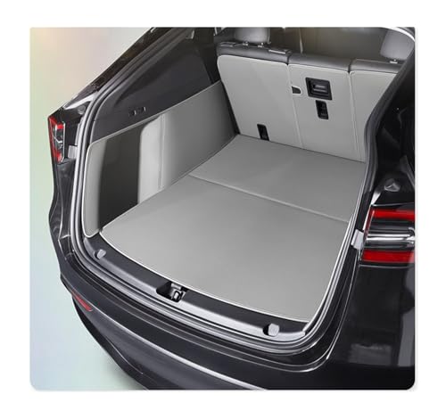 Tapis de coffre Tesla Model Y imperméable et anti-rayures gris