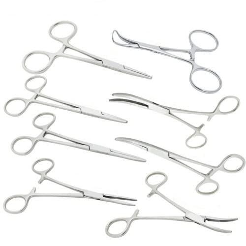 Forgesy Surgical Hemostatic Forceps Set -8 Pc Set (Surgical Hemostatic Clamp Forceps, Mosquito, Kelly, Pean, Backhaus Forceps Hemostat) (B0B5KW17L1) Amazon Price History, Amazon Price Tracker