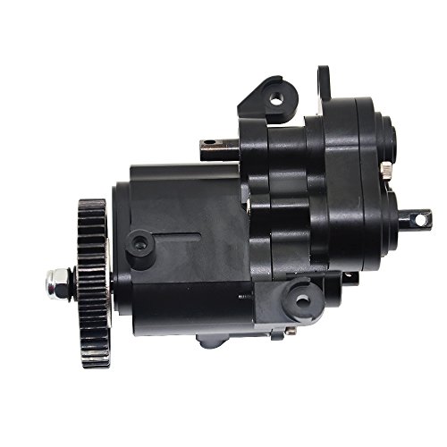 RCLions Black Aluminum Transmission Case Gearbox for TRX4 T4 1/10th RC Crawler Car - Thumbnail 4