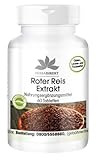 Roter Reis Extrakt Tabletten - Monacolin K - vegan - 60 Tabletten