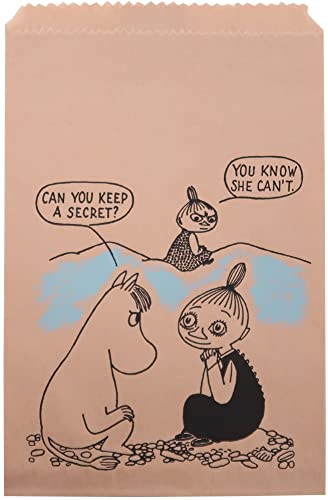 インディゴ MOOMIN フローレン紙袋 平袋 フラットバッグS シークレットトーク 10枚入り MP861