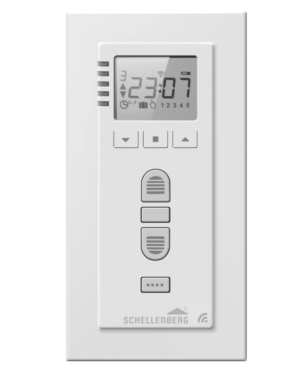 Schellenberg 20037 Smart Home Interruptor horario de radio PREMIUM para productos de radio Schellenberg