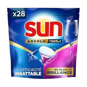 Pastilles Lave-Vaisselle Absolu Tout-en-1 Brillance Sun